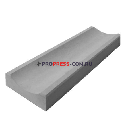 Фото 34 - Лоток Водоотливной ProPress 50х16х5 см (бетонный) Серый